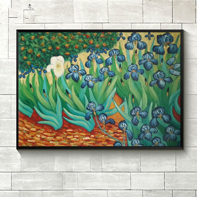 640x640 Hand Painted Canvas Oil Paintings Famous Painter Van Gogh Art - Famous Orchid Painting