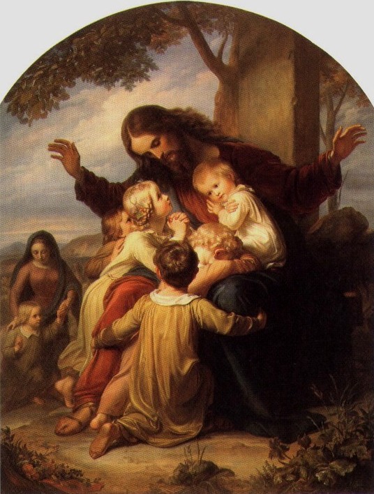 536x708 Jesus And The Children - Famous Painting Of Jesus