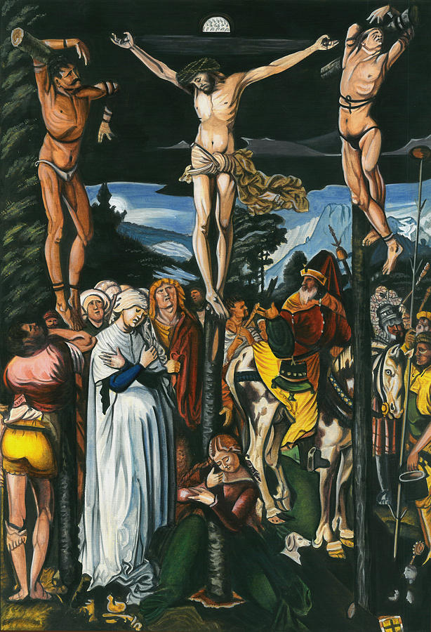 614x900 Jesus' Crucifixion In Art Illustrates One Of The Most Famous - Famous Painting Of Jesus