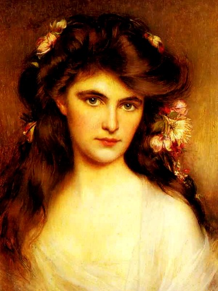 450x600 Famous Painting Lady - Famous Painting Of Lady