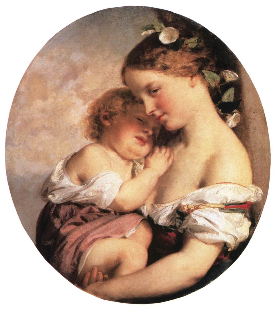 958x1081 Filebrocky, Karoly - Famous Painting Of Mother And Child