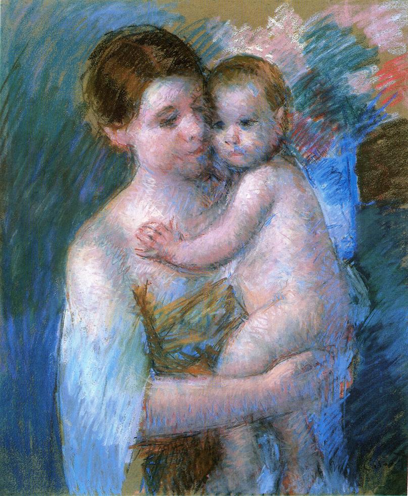 808x982 Mary Cassatt - Famous Painting Of Mother And Child