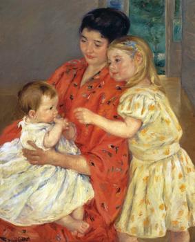 283x350 Cassatt And Painting - Famous Painting Of Mother And Daughter