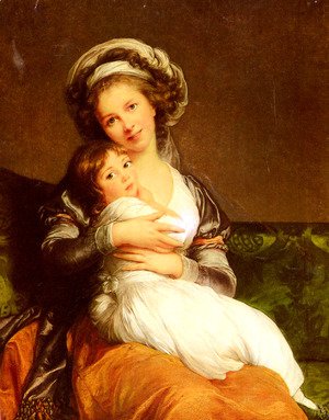 300x383 Famous Mother Amp Child Paintings Amp Reproductions 1st Art Gallery - Famous Painting Of Mother And Daughter