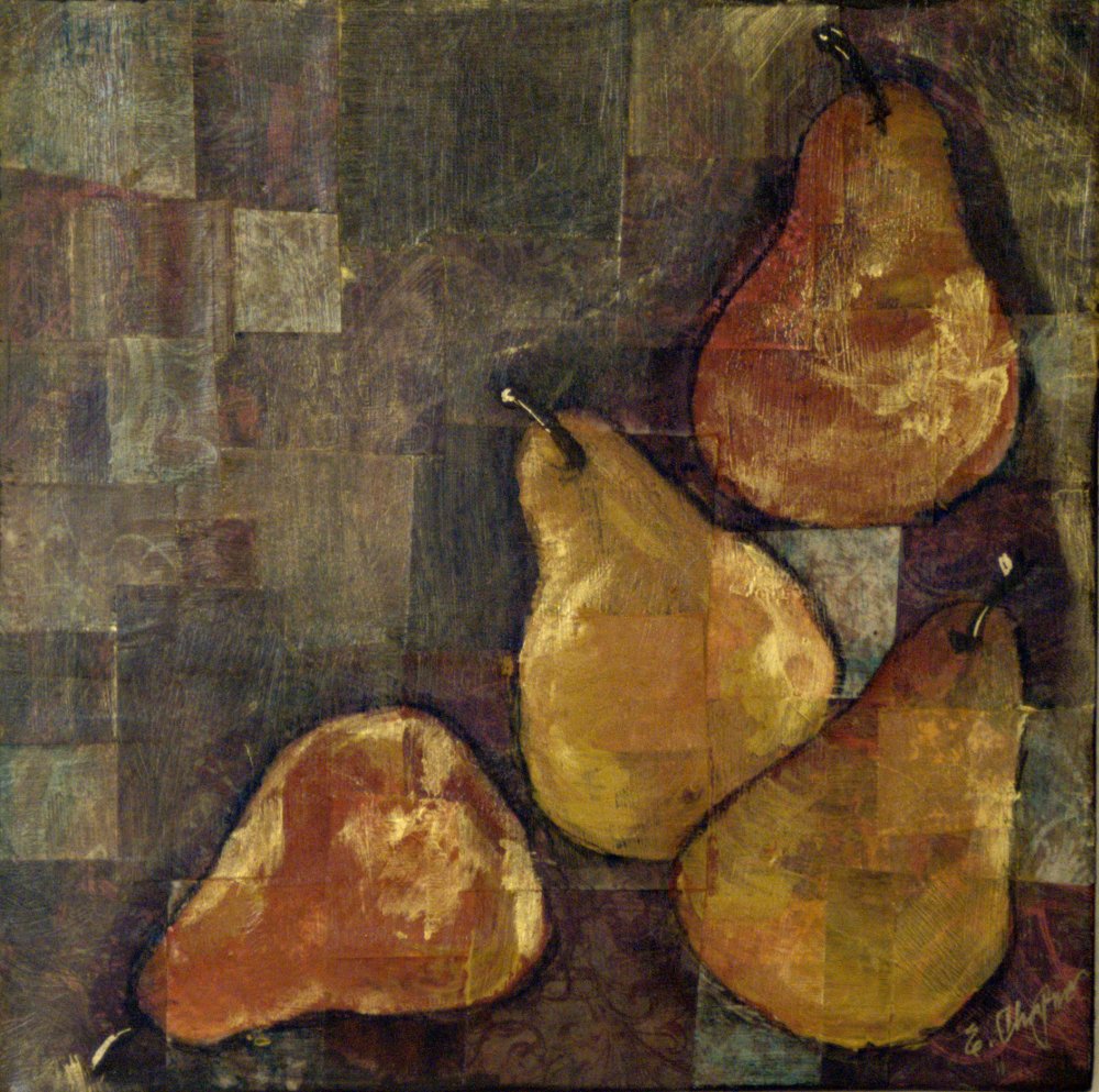 1000x993 Painting Erin Chapman - Famous Painting Of Pears