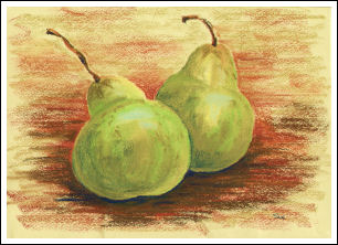 306x222 Sue Woodfine's Paintings And Drawings Of Fruit - Famous Painting Of Pears