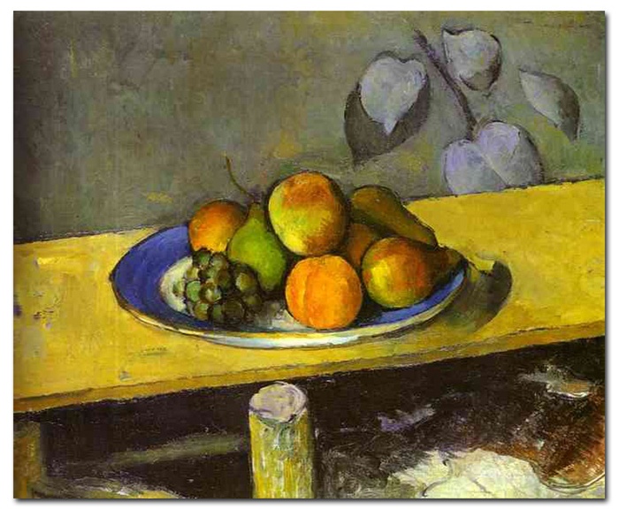 700x577 Apples Peaches Pears And Grapes - Famous Painting Of Pears