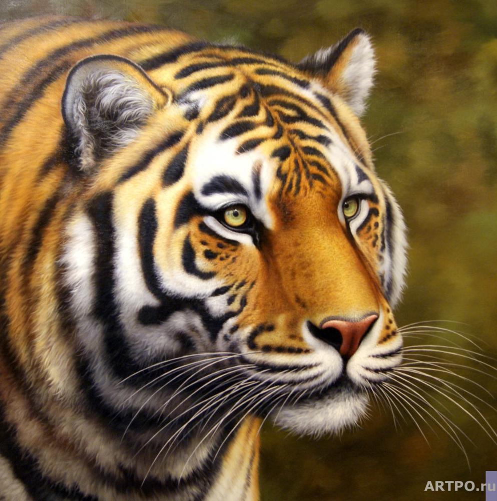 993x1000 Tiger Bruno Augusto Artpo Art For Sale Painting Art Gallery - Famous Painting Of Tigers