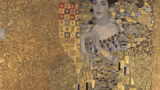 640x360 Gustav Klimt's Real Woman In Gold Opens - Famous Painting Of Woman In Red Dress