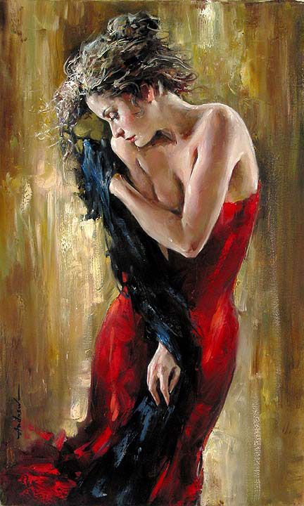 432x720 280 Best Images On Art Paintings, Artworks - Famous Painting Of Woman In Red Dress