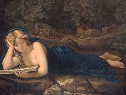 421x316 Chromolithography Bringing Color To The Masses Tips Of The Woman - Famous Painting Of Woman Lying Down