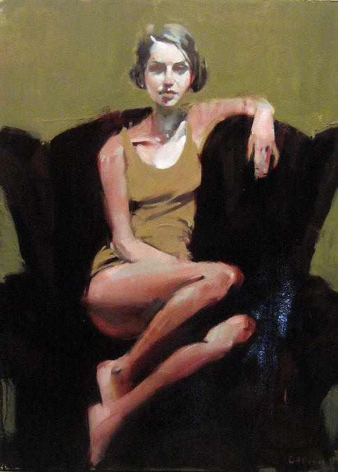484x675 Contemporary Art - Famous Painting Of Woman Sitting In Chair