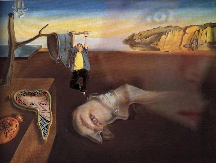 700x529 Salvador Dali Painting Parody - Famous Painting Parodies