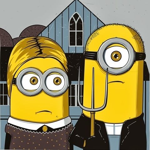 479x478 Minion - Famous Painting Parodies