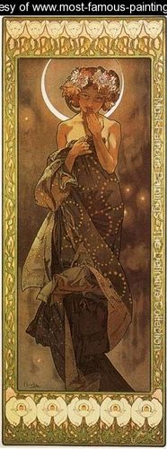 186x500 The Playerthe Moon. From The Moon And The Stars Series. 1902 - Famous Painting With Moon And Stars