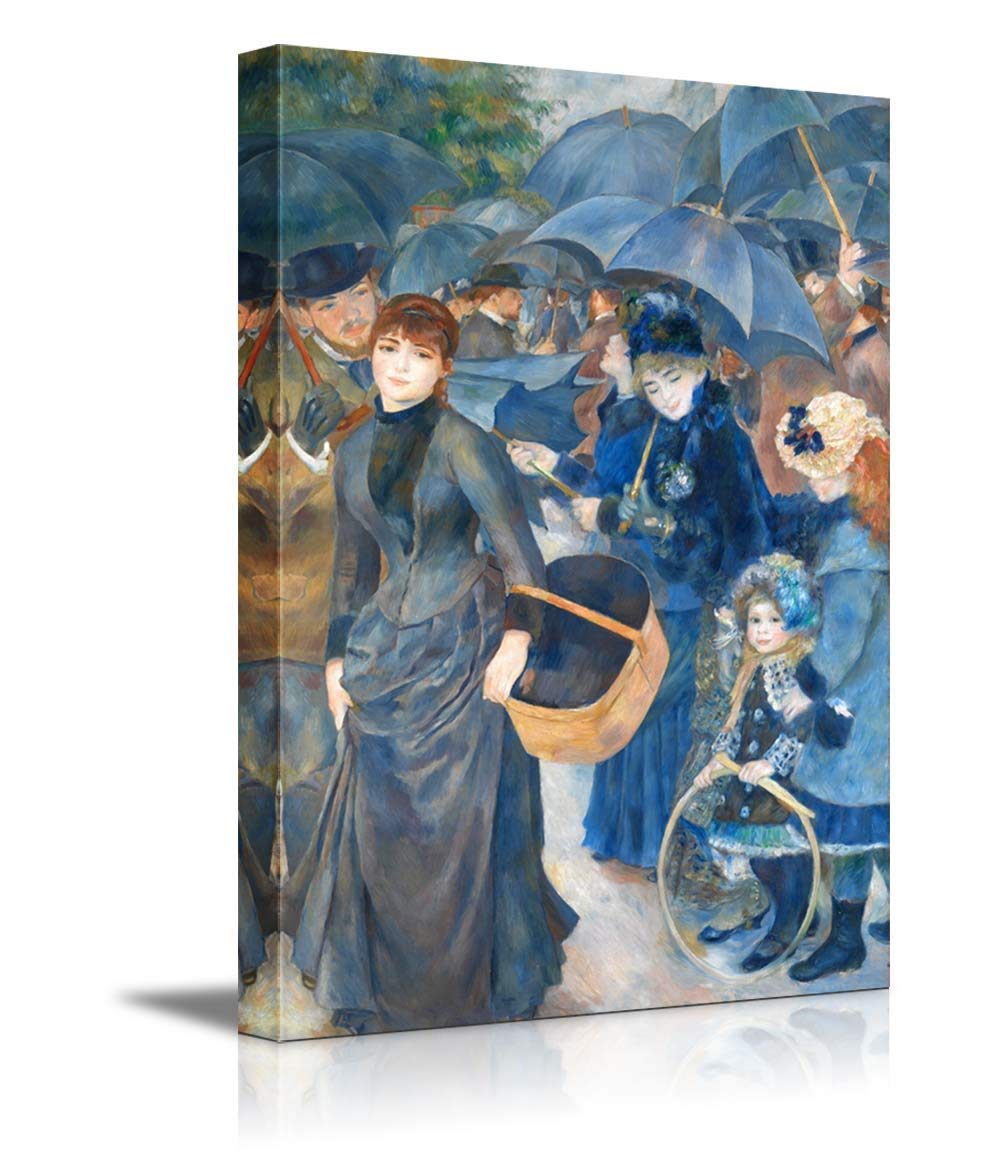1000x1163 The Umbrellas By Pierre Auguste Renoir Print Famous Oil Painting - Famous Painting With Umbrellas