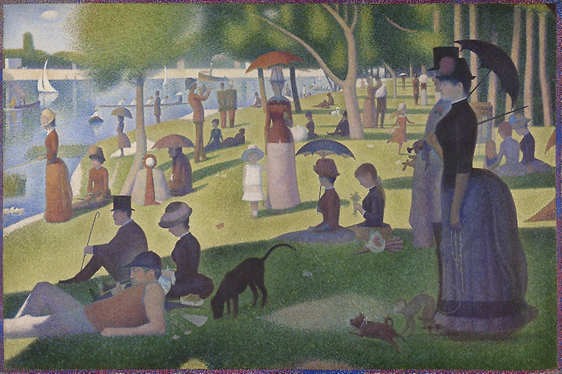 800x533 A Sunday On La Grande Jatte 1884 The Art Institute Of Chicago - Famous Painting With Umbrellas