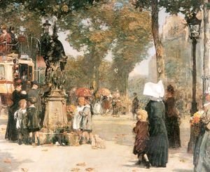 300x246 Famous Paris Paintings Amp Reproductions 1st Art Gallery - Famous Paris Street Painting