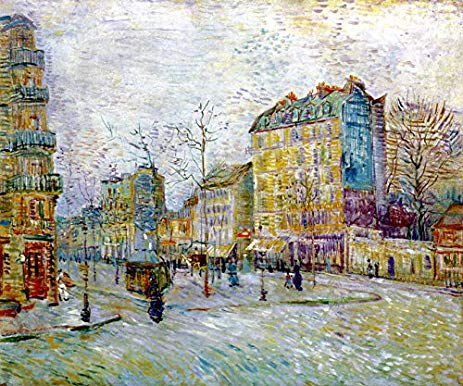 463x386 Boulevard De Clichy Famous Paris Street 1886 - Famous Paris Street Painting