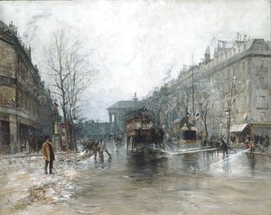 300x238 Famous Paris Paintings Amp Reproductions - Famous Paris Street Scene Painting