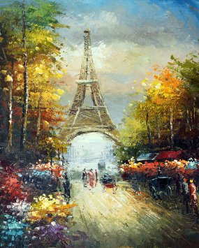 285x355 Cheap Paris Street Scene Prints, Find Paris Street Scene Prints - Famous Paris Street Scene Painting