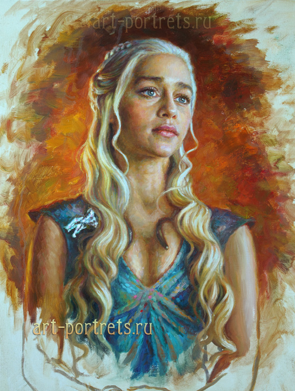 604x800 Paintings Of Famous People In Oil On Canvas By Igor Kazarin - Famous People Painting