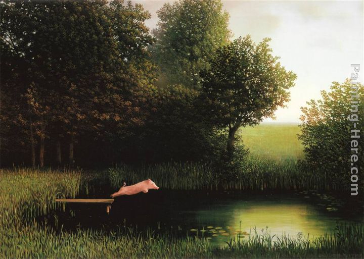 720x513 2011 Michael Sowa Pig Painting Anysize 50% Off - Famous Pig Painting