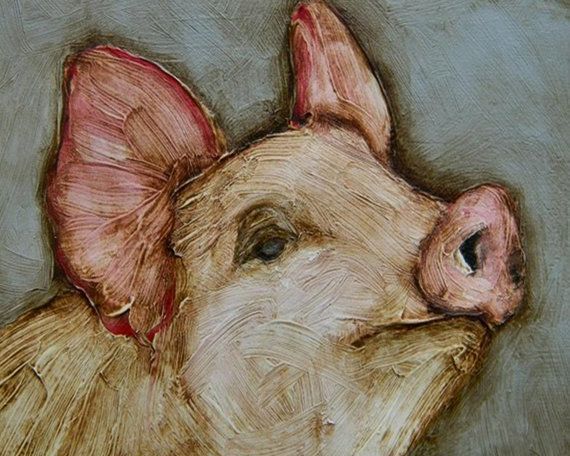 Famous Pig Painting at PaintingValley.com | Explore collection of ...