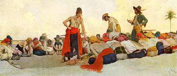 600x259 Famous Pirates And The Golden Age Of Piracy - Famous Pirate Painting