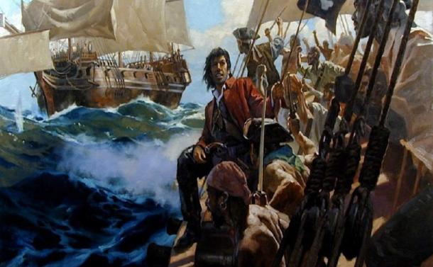 610x377 Samuel Bellamy And The Treasure Of Whydah Ancient Origins - Famous Pirate Painting