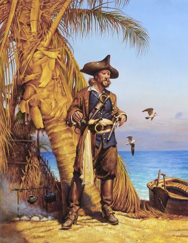 371x480 Ashore Story Book Stuff Famous Pirates, Paintings - Famous Pirate Painting
