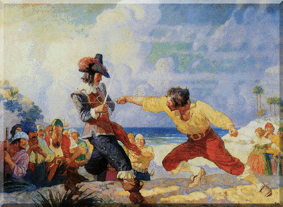 560x409 Biographies Of Famous Pirates In History - Famous Pirate Painting