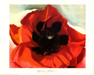400x320 Poppy Georgia, Paintings And Georgia Okeefe - Famous Poppies Painting