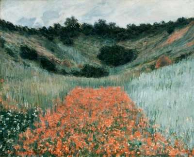 400x323 Poppy Field In A Hollow Near Giverny By Claude Monet Howstuffworks - Famous Poppies Painting