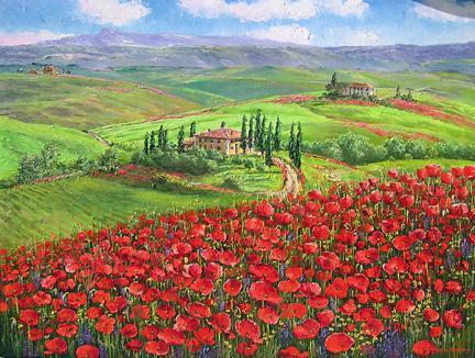 Famous Poppies Painting at PaintingValley.com | Explore collection of ...