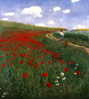 300x335 Famous Paintings In Hungarian National Gallery, Budapest, Hungary - Famous Poppies Painting