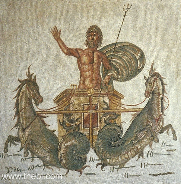 600x608 Poseidon - Famous Poseidon Painting