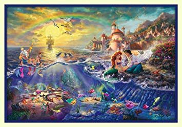 355x248 Famous Artist Full Image The Little Mermaid Ariel Fine - Famous Poseidon Painting