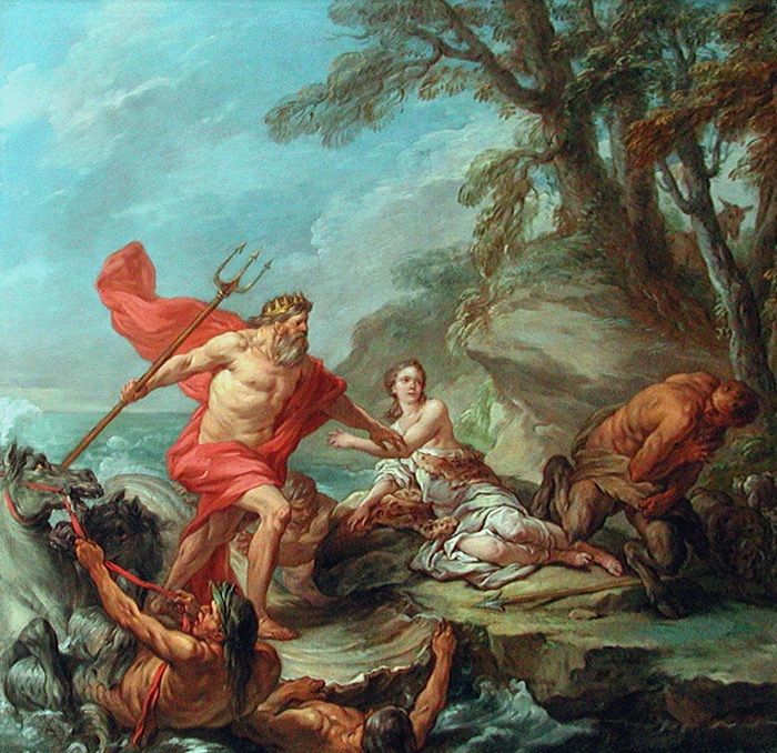 700x678 Poseidon Paintings Chics Type - Famous Poseidon Painting