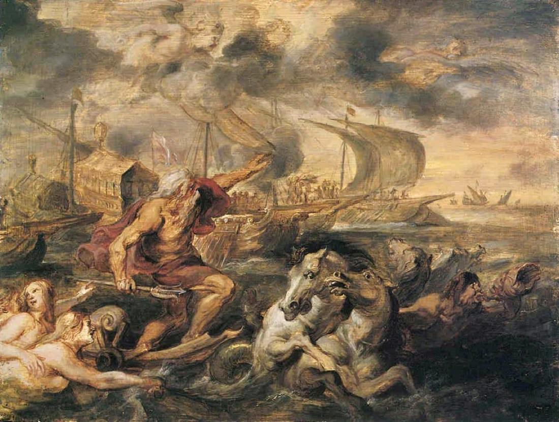 1100x830 Commonlit Ancient Greece The Birthplace Of Western - Famous Poseidon Painting