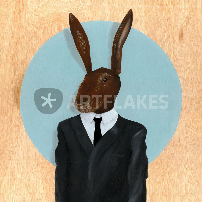 800x800 David Lynch Rabbit Painting Art Prints And Posters By Famous - Famous Rabbit Painting