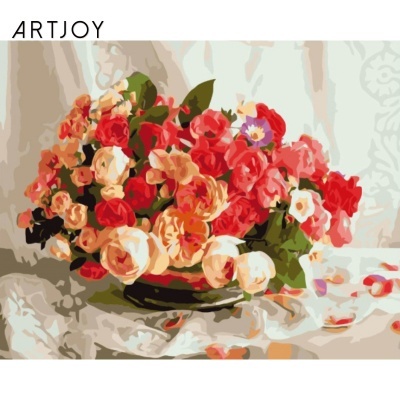 400x400 Qoo10 - Famous Rose Painting