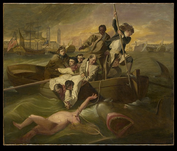 600x512 Sharks - Famous Shark Painting