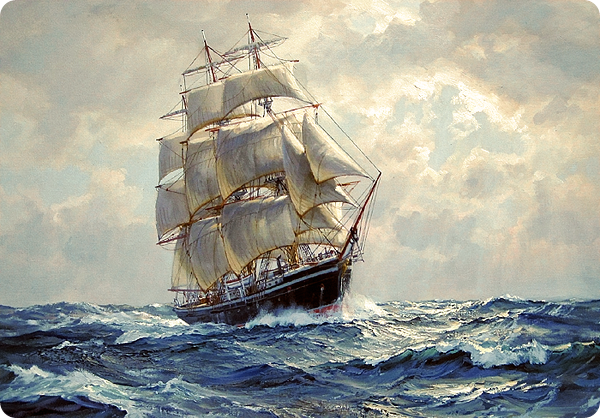 600x418 Maritime Monday For October 15th, 2012 Take Your Ass To School - Famous Ship Painting