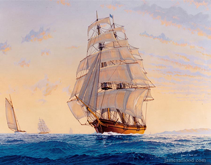 900x701 Paintings Of 17th Century Tall Ships, Ships Of The Line - Famous Ship Painting