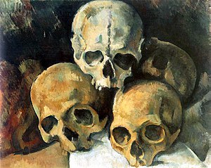 300x239 Pyramid Of Skulls - Famous Skull Painting