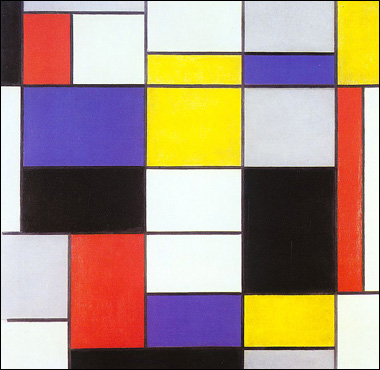 380x370 Piet Mondrian The Evolution Of Pure Abstract Paintings - Famous Square Painting