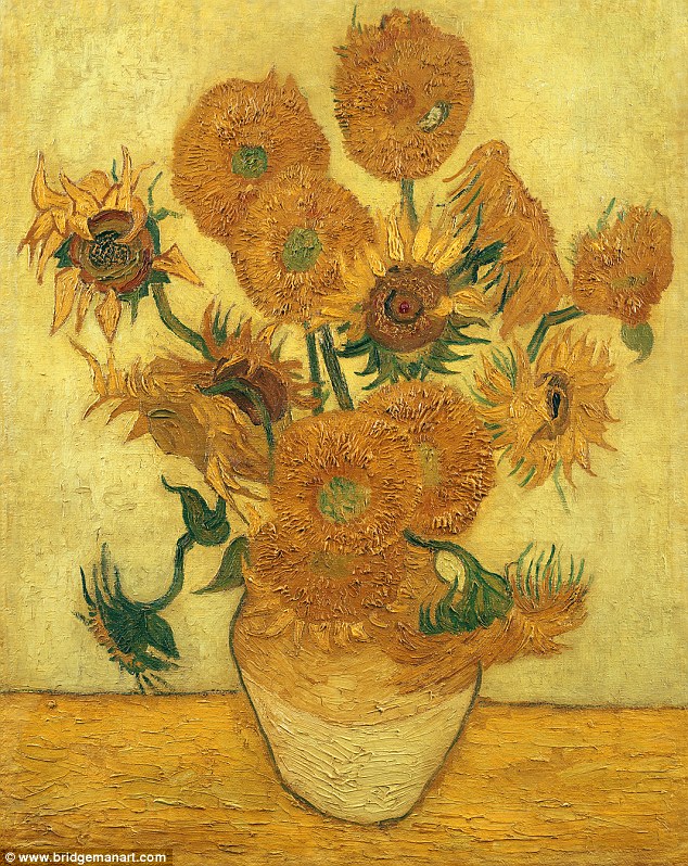 634x798 Van Gogh's Sunflowers He Painted Seven Versions Of His Glorious - Famous Sunflower Painting