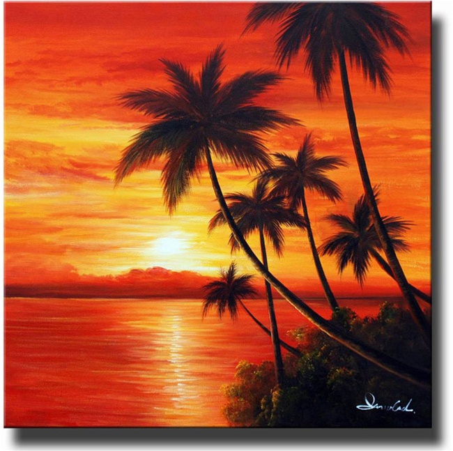 650x647 Classic Sunrise - Famous Sunrise Painting