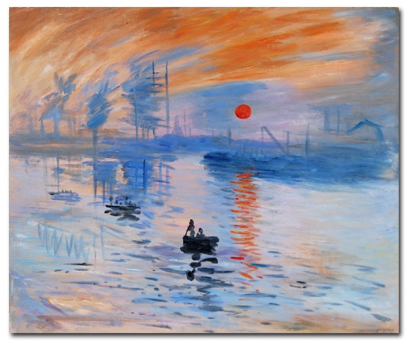 578x483 Impression Sunrise - Famous Sunrise Painting
